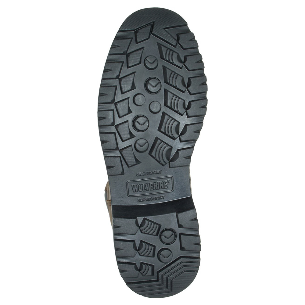 Wolverine Men's Floorhand Waterproof 6 Inch Boots with Steel Toe (Dark Brown) from GME Supply
